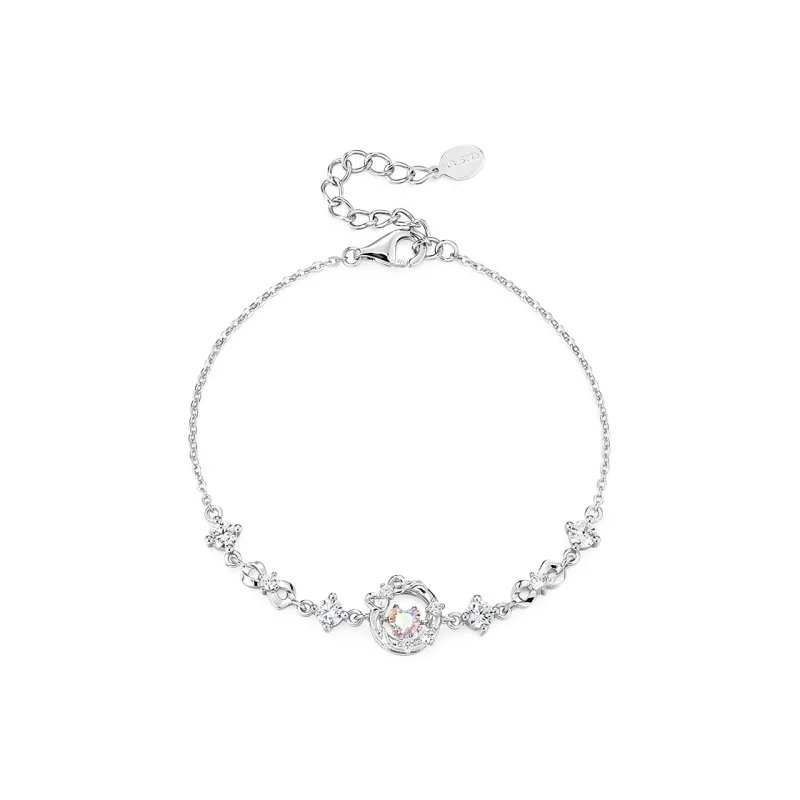 Wylyp S925 Silver Bracelets Women's Silver-1