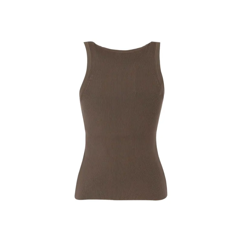 'S MAX MARA Tank Top Women's Brown-1