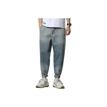 Izzue Jeans Unisex Light Blue Ankle Length