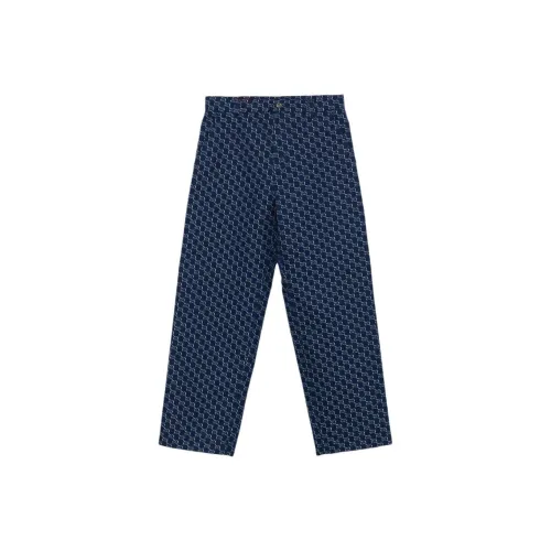 GUCCI Gg Shadow jacquard Cotton Trousers