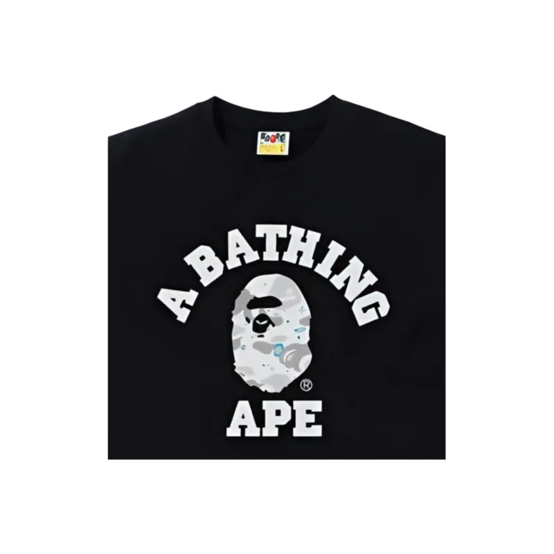 Bape Space Camo Print College Tee-1
