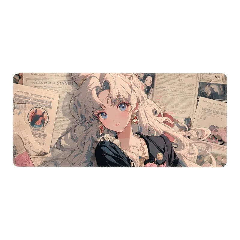 DANYIN Extra Large Vintage Girlish Computer Keyboard Pad Anime Mouse Pad Esports Gaming Table Mats For Men Mouse Pads-21