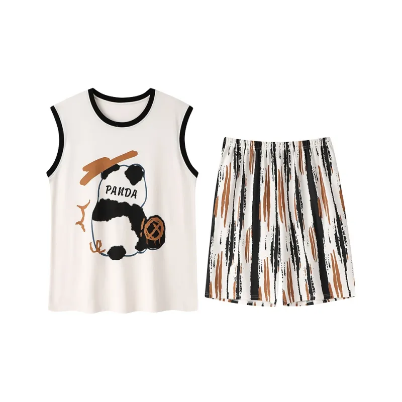 Pretty lady Men Pajama Sets-0