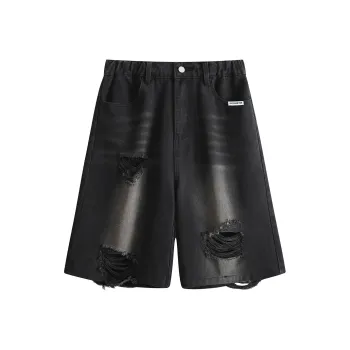 RICE NINE TEN Denim Shorts Unisex