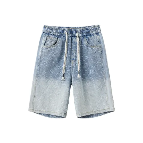Lee Cooper Denim Shorts Men Light Blue