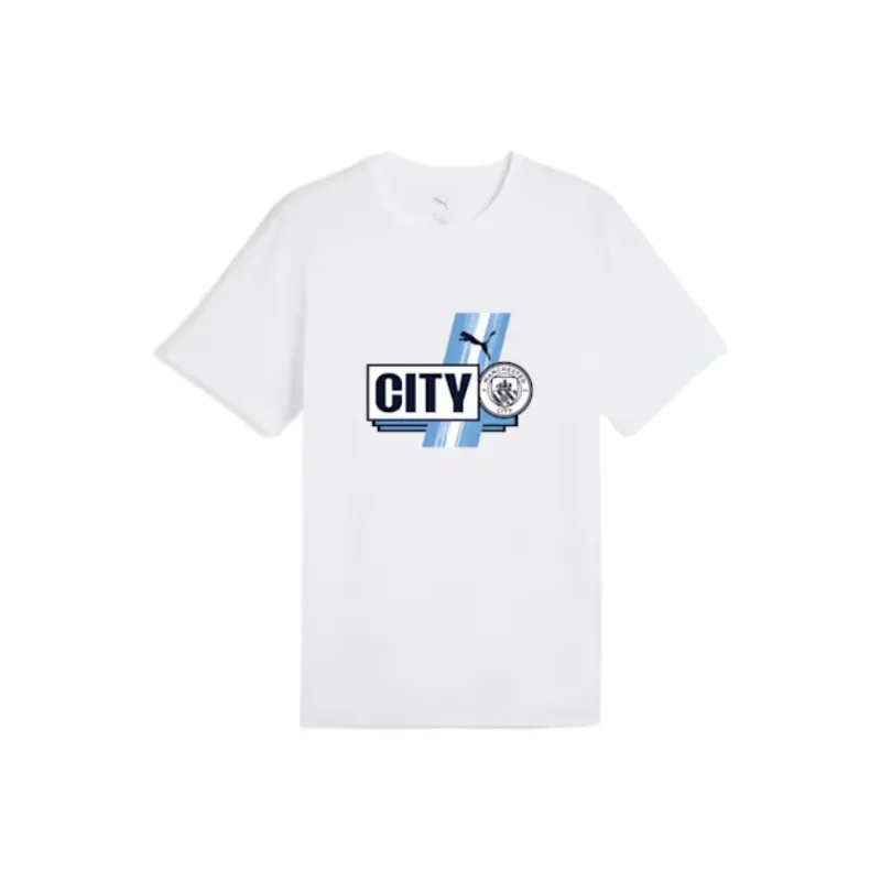 PUMA Manchester FtblCULTURE T Shirt Men's White-0