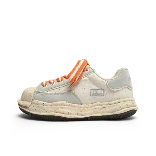 FANZAO Abrasion Resistant, Lightweight, And Breathable Low Top Skateboard Shoes Unisex Apricot