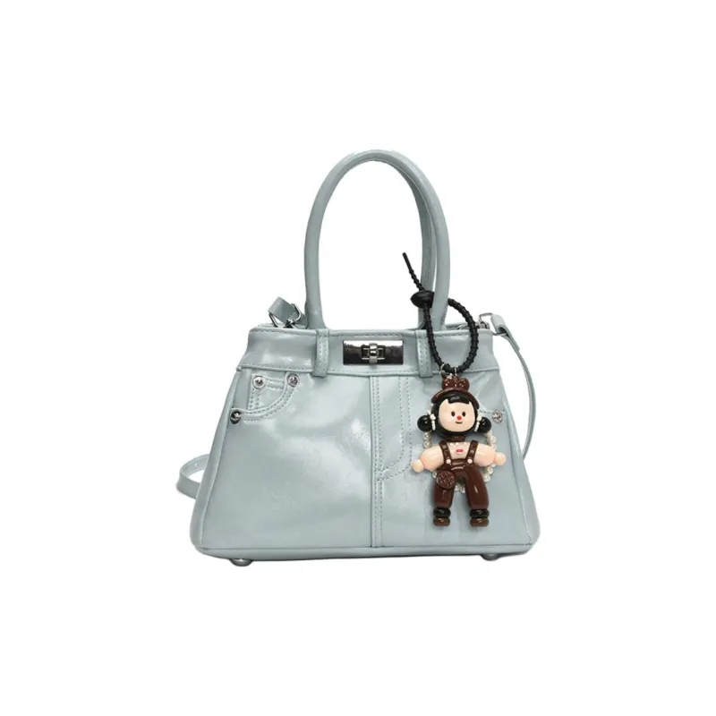 NOMK PU Shoulder Bag, Crossbody Bag, Handbag Regular Women's Black/White/Blue/Coffee-6