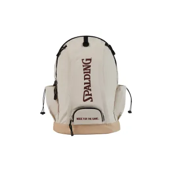 SPALDING Polyester Backpack Unisex Ivory