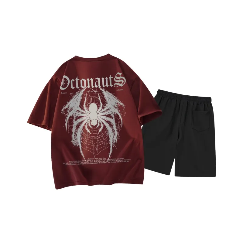 Small Columns Under The Sea Clothing Sets Unisex-20