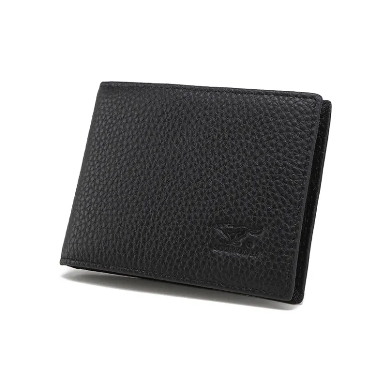 SEPTWOLVES Cow Leather Card Holder For Driver's License And Vehicle Registration Unisex Black-2