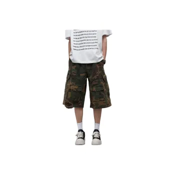 GY.VG Denim Shorts Unisex Camouflage