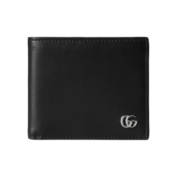 GUCCI GG Marmont Leather Wallet Men's Black