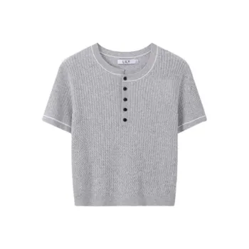 LILY Knitwear Women's 505 Dark Gray