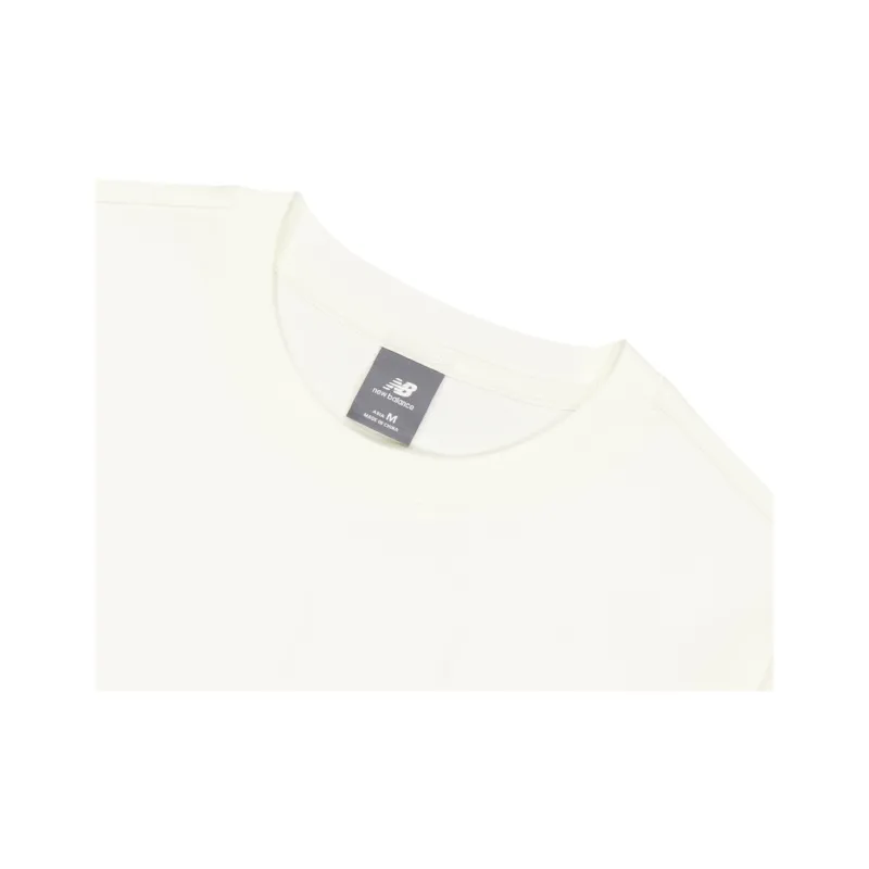 New Balance NB Grey T Shirt Men's White-2