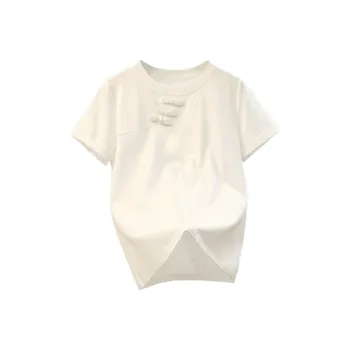 Cypress House Set in Sleeve T Shirt Women's White