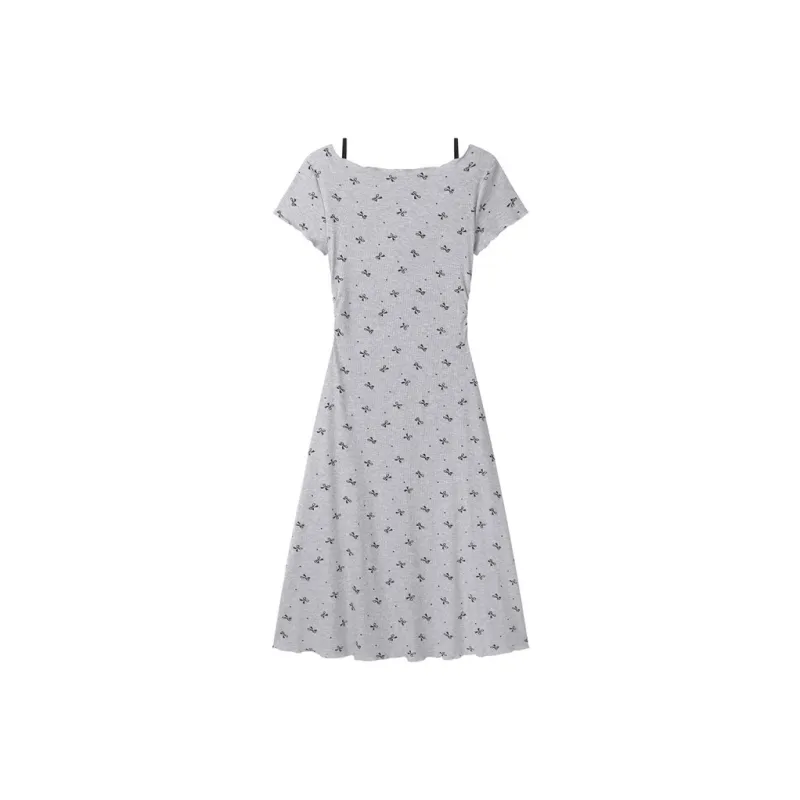 GUOZHEN Short Sleeved Dress Women's-5