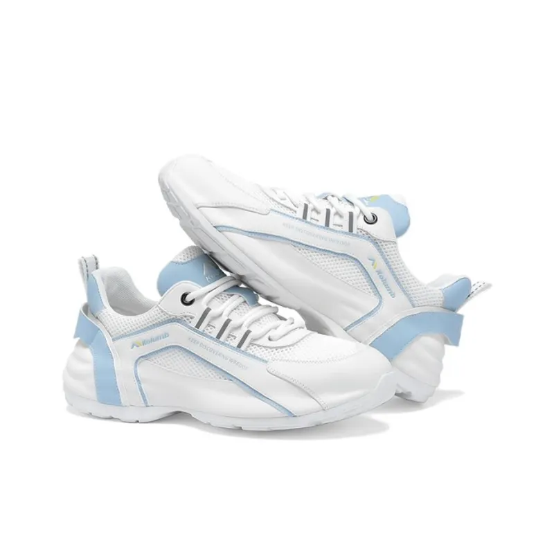 Kolumb Slip Resistant, Breathable, Lightweight Low Top Casual Shoes Women's White Light Blue-2