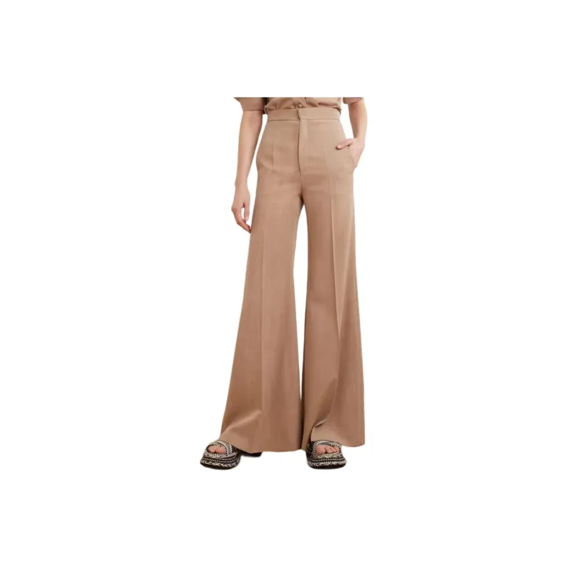 Chloé Casual Pants Women's Brown-0