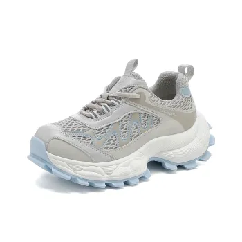 La Chapelle Height Increasing, Slip Resistant, Abrasion Resistant Low Top Chunky Sneakers Women's Blue