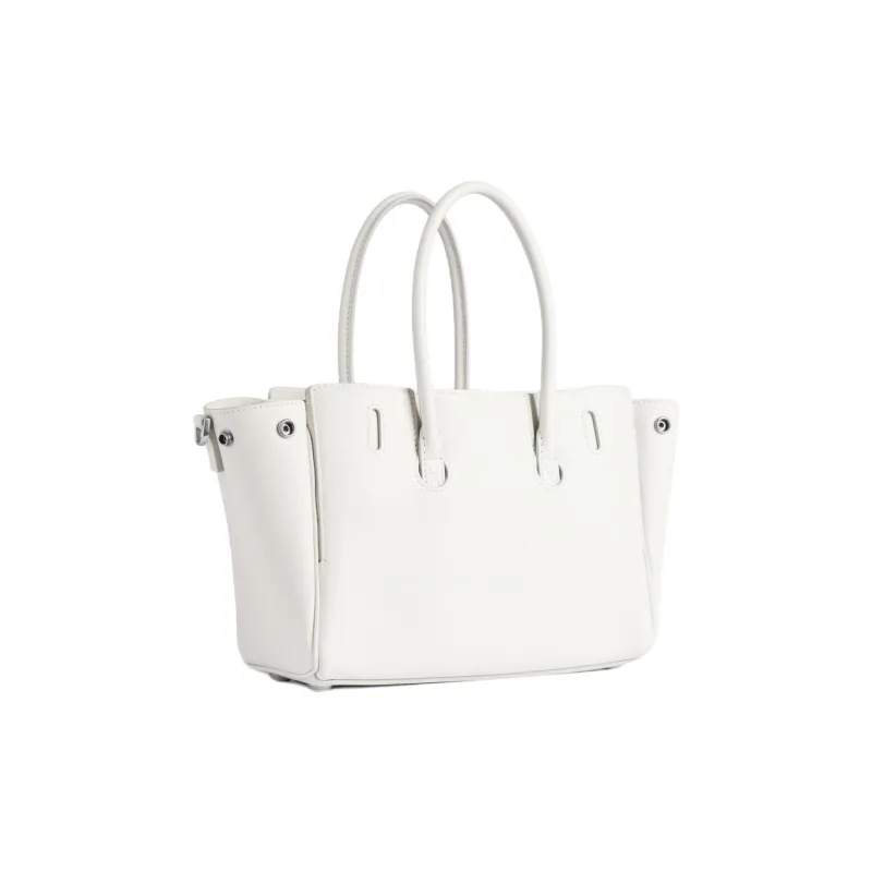 Balenciaga Bel Air Cow Leather Handbag Mini Women's White-3