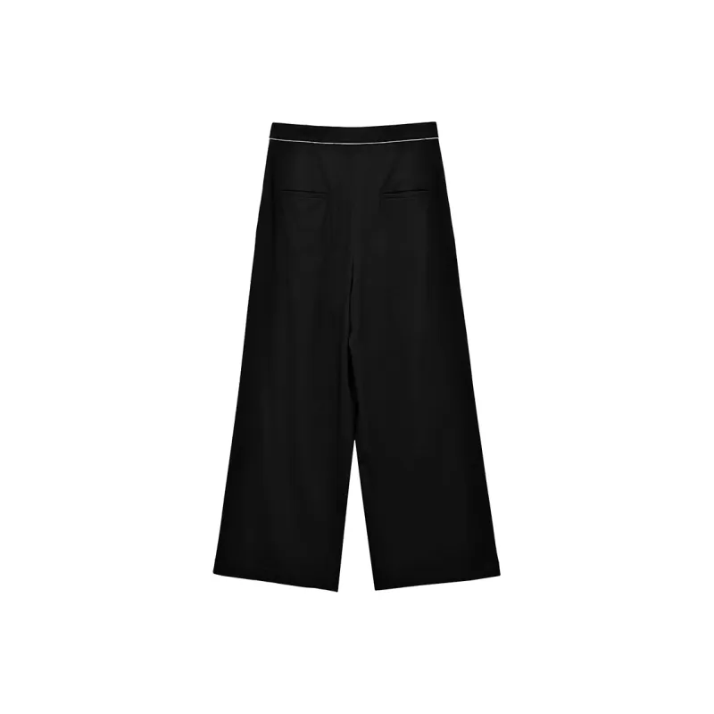 SINBOS Casual Pants Men Tide Night Black-1