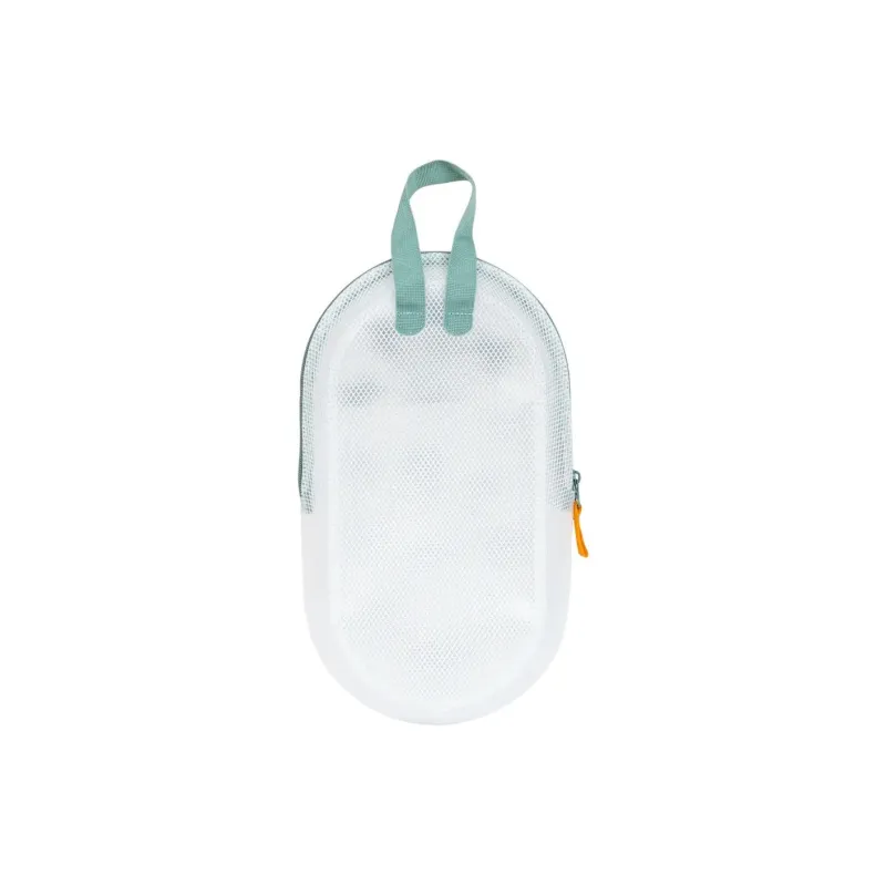 DECATHLON Ethylene Travel Storage Bag Unisex Cyan Jade & Golden Orange-1