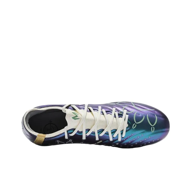 KELME Master 2.0 FG Firm Ground Anti Slip Wear Resistant Soccer Shoes Men's Starry Sky Purple-3