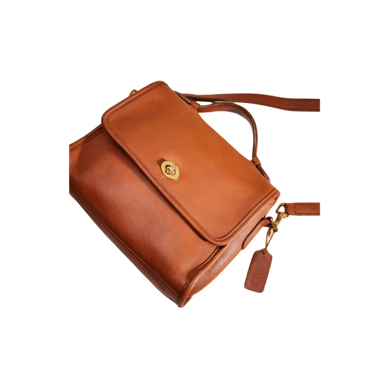 COACH Court Glove Tanning Palace Bag, Crossbody Bag, Shoulder Bag, Handbag Medium Size Women's Brown-2
