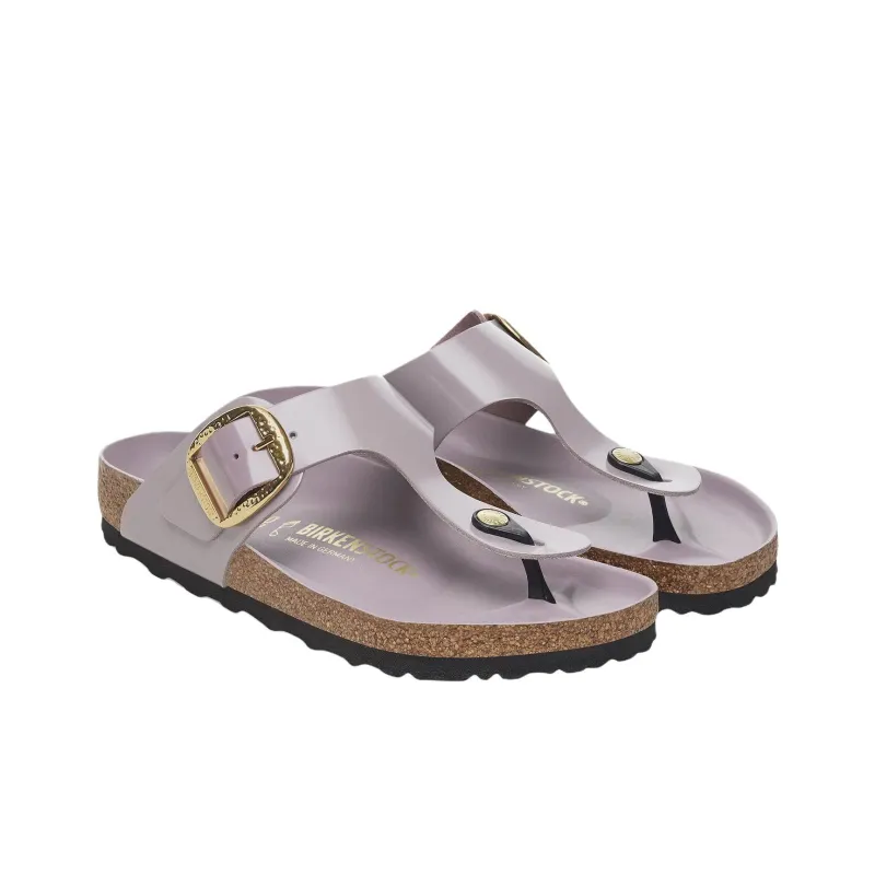 Birkenstock Gizeh Big Buckle EVA Abrasion Resistant Flip Flops Women's Purple Regular Loose Fit-2