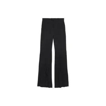 Balenciaga SS25 Casual Pants Regular Women's Black