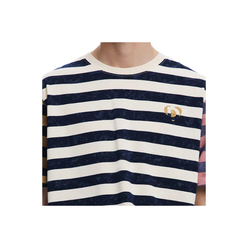 Desigual T Shirts Men Ecru-2