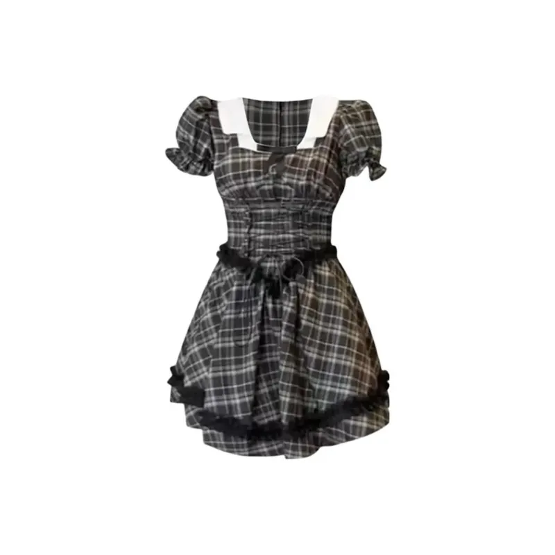 GUOZHEN Short Sleeved Dress Women's-0