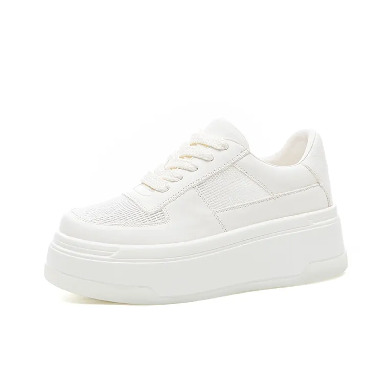 PLO CART Breathable Lightweight Height Increasing Low Top Casual Shoes Women's-7