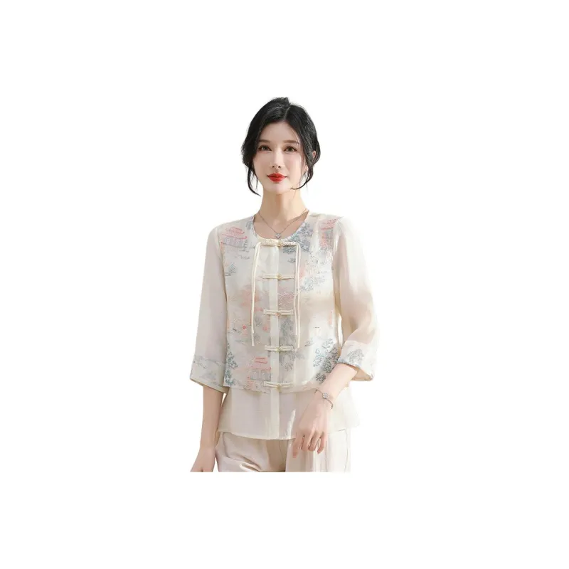 PIERRE CARDIN Chiffon Shirt Women's-3