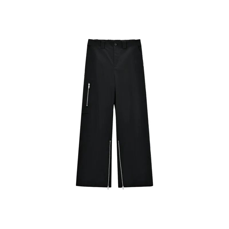 SINBOS Casual Pants Men Tide Night Black-0