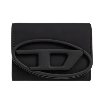 DIESEL Cow Leather Wallet Men's Black