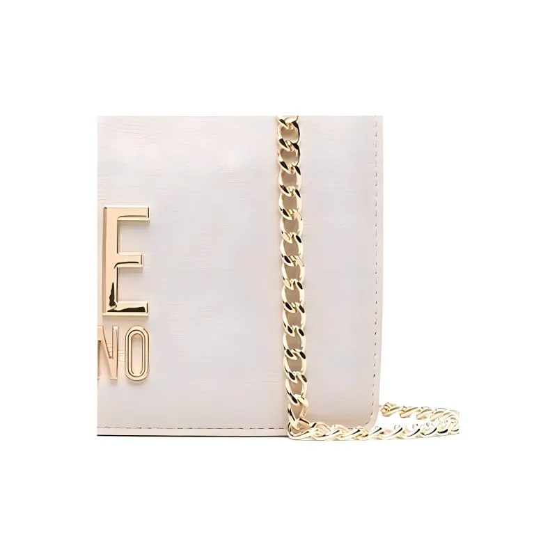 LOVE MOSCHINO PU Shoulder Bag, Crossbody Bag Women's White-2