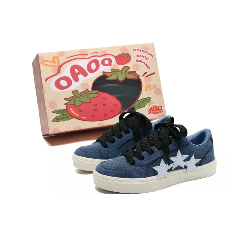 OAOQ Slip Resistant Cushioning Abrasion Resistant Lightweight Breathable Low Top Skateboard Shoes Unisex-56