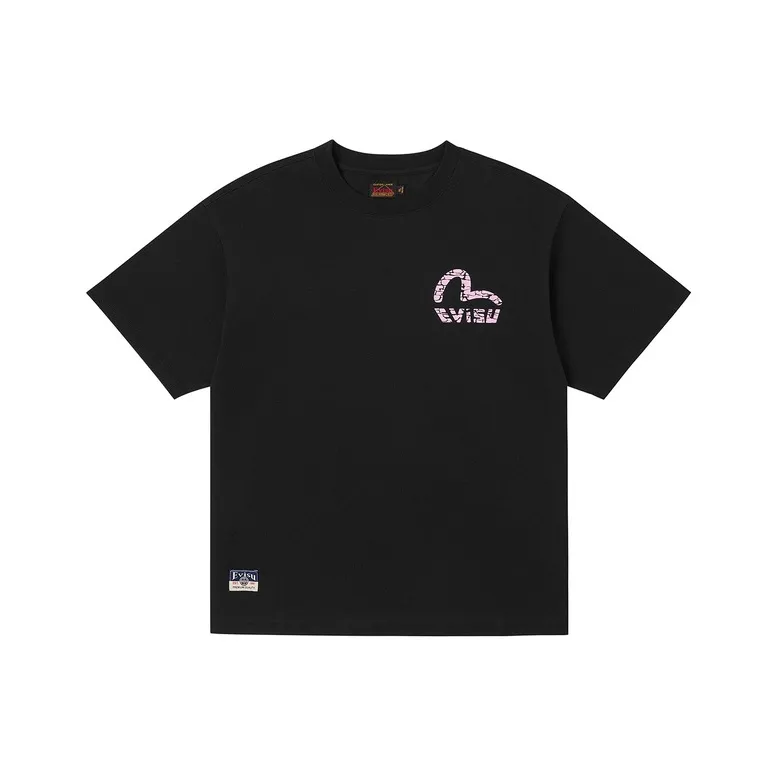 EVISU T Shirts Men Black-0