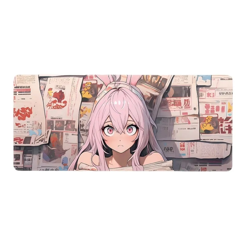 DANYIN Extra Large Vintage Girlish Computer Keyboard Pad Anime Mouse Pad Esports Gaming Table Mats For Men Mouse Pads-17