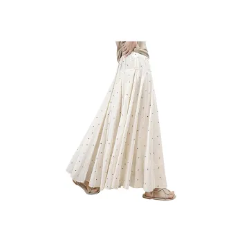 Cypress House Casual Long Skirt Women's Apricot