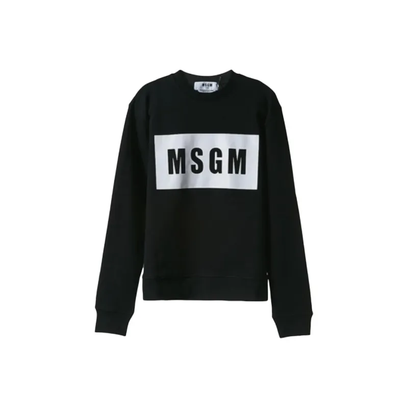 MSGM Sweatshirts Men Black-0