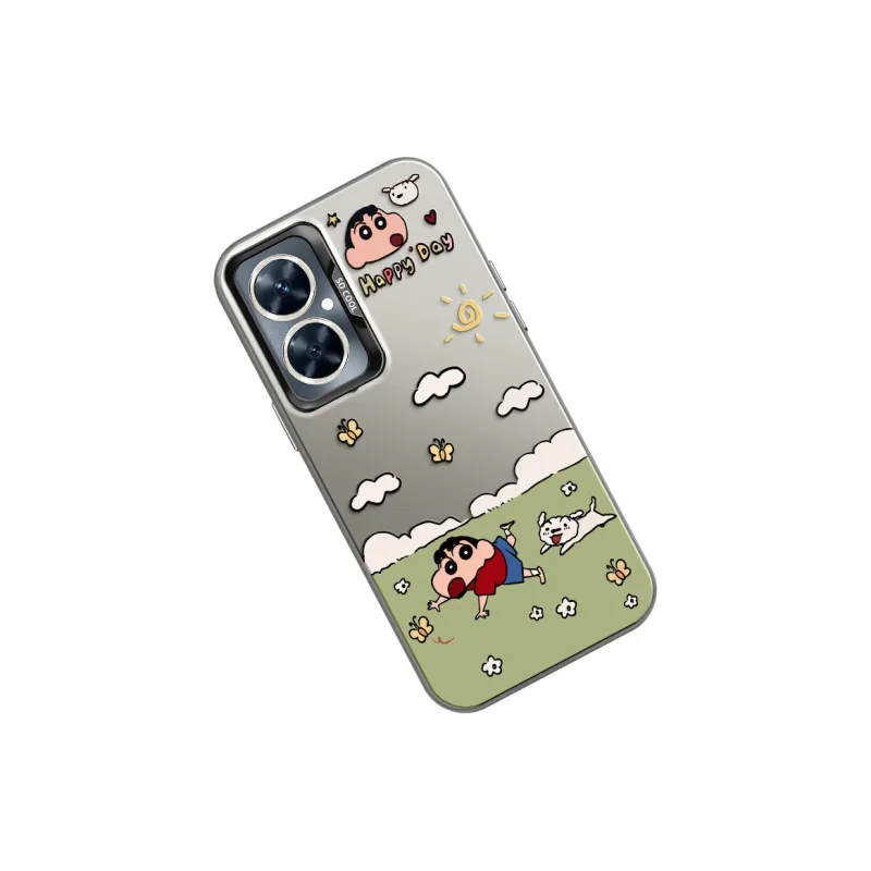 YICAIJIA Matte Material Reclining Shin Chan H Phone Cases Compatibility With MVMOM 20/30 Trendy And Cool-4