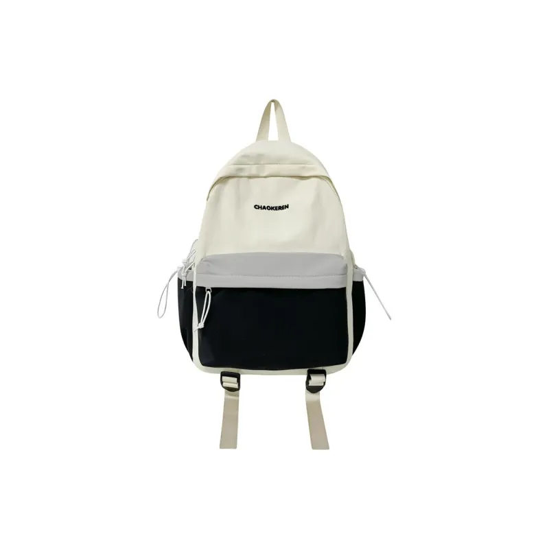 Kewuku Nylon Fabric Backpack Unisex Multicolor-0
