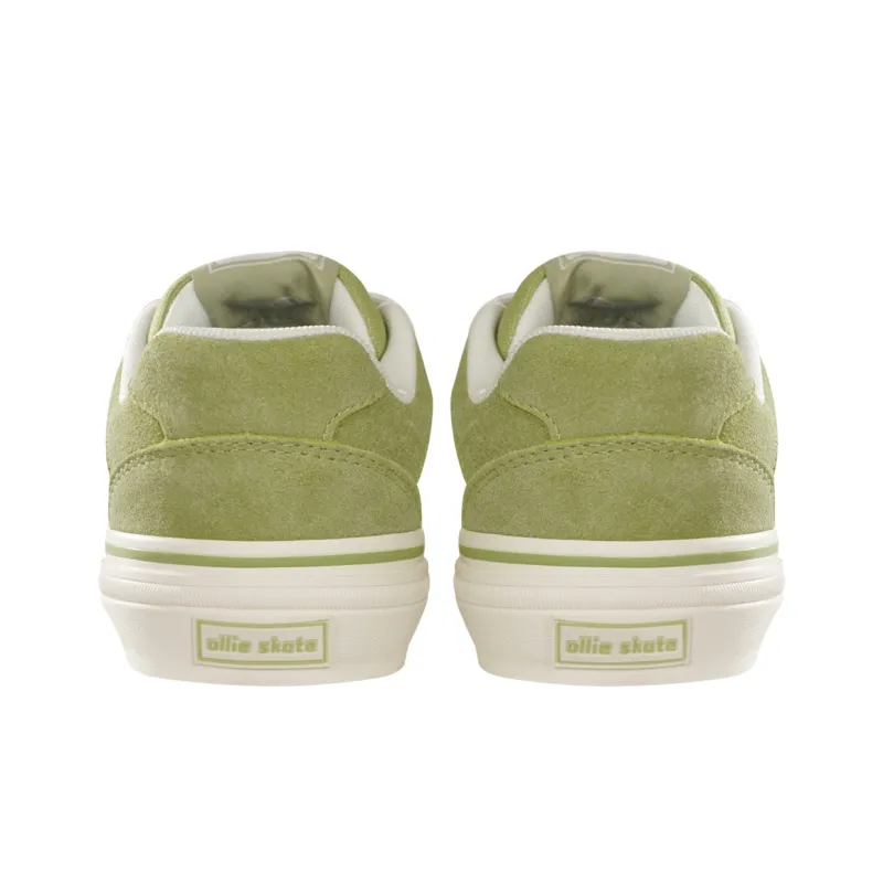 Ollieskate Wear resistant And Lightweight Low Top Skateboard Shoes Unisex Light Green-4