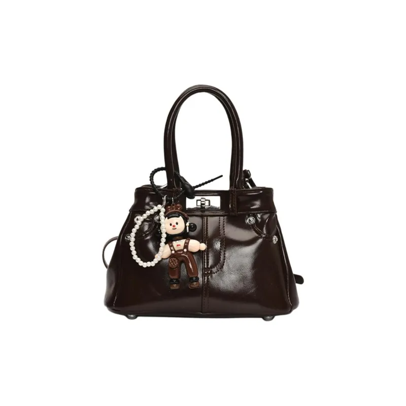 NOMK PU Shoulder Bag, Crossbody Bag, Handbag Regular Women's Black/White/Blue/Coffee-9