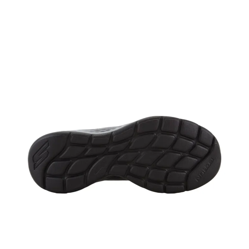 Skechers Go Run Lite Low Top Casual Shoes Women's Black-4