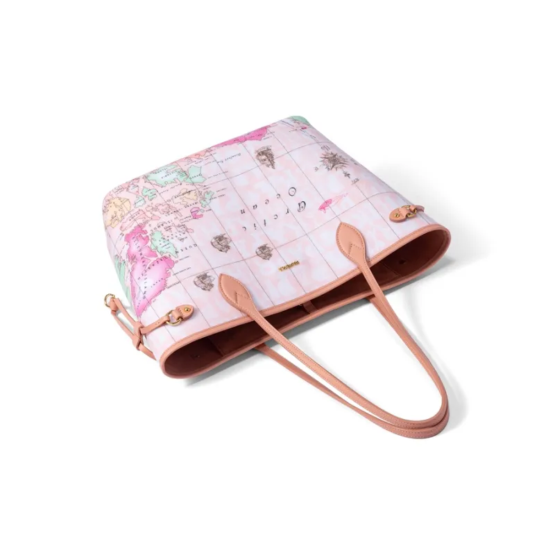 PAPRIKA Cow Leather Shoulder Bag Regular Women's Multicolor-5