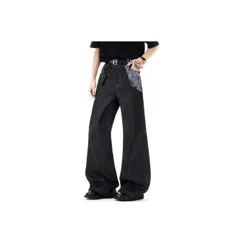 Double Dealer Jeans Unisex Black
